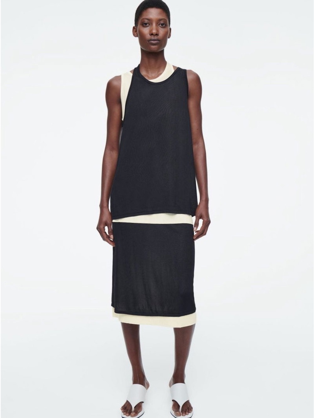 COS Layered Knitted Tank Top